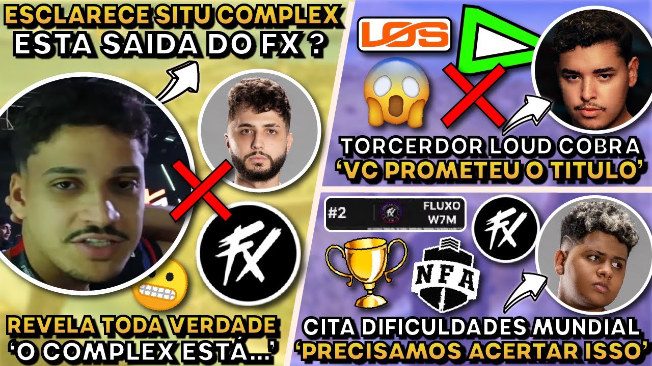 NICOLAS ESCLARECE SITU COMPLEX! MITO DIFICULDADES MUNDIAL NFA! TORCEDOR COBRA PROMESSA YAGO !