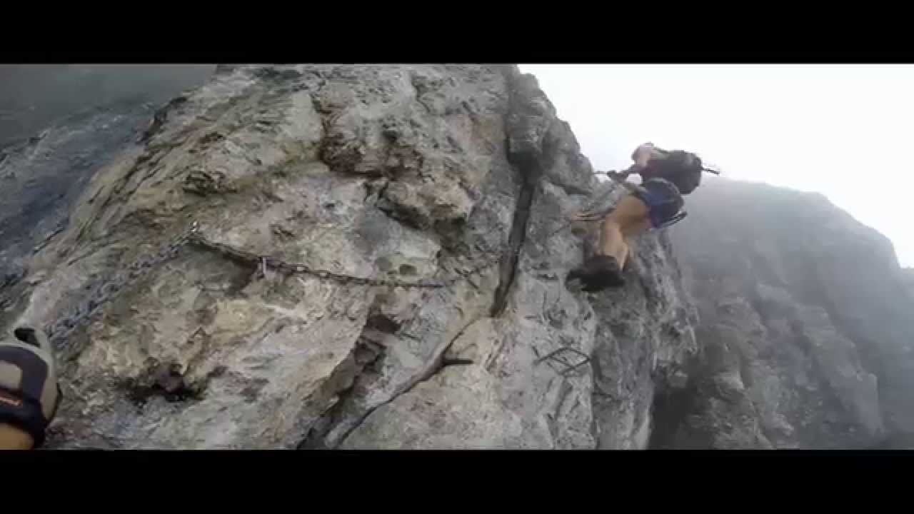 Via ferrata Zucco Pesciola Gopro HD