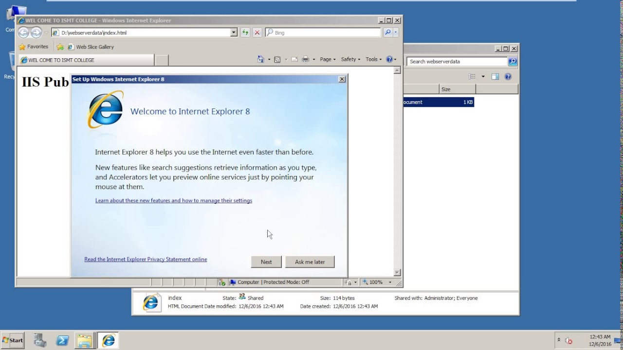 How to Create a New Website on Windows Server 2008 R2 Part 1