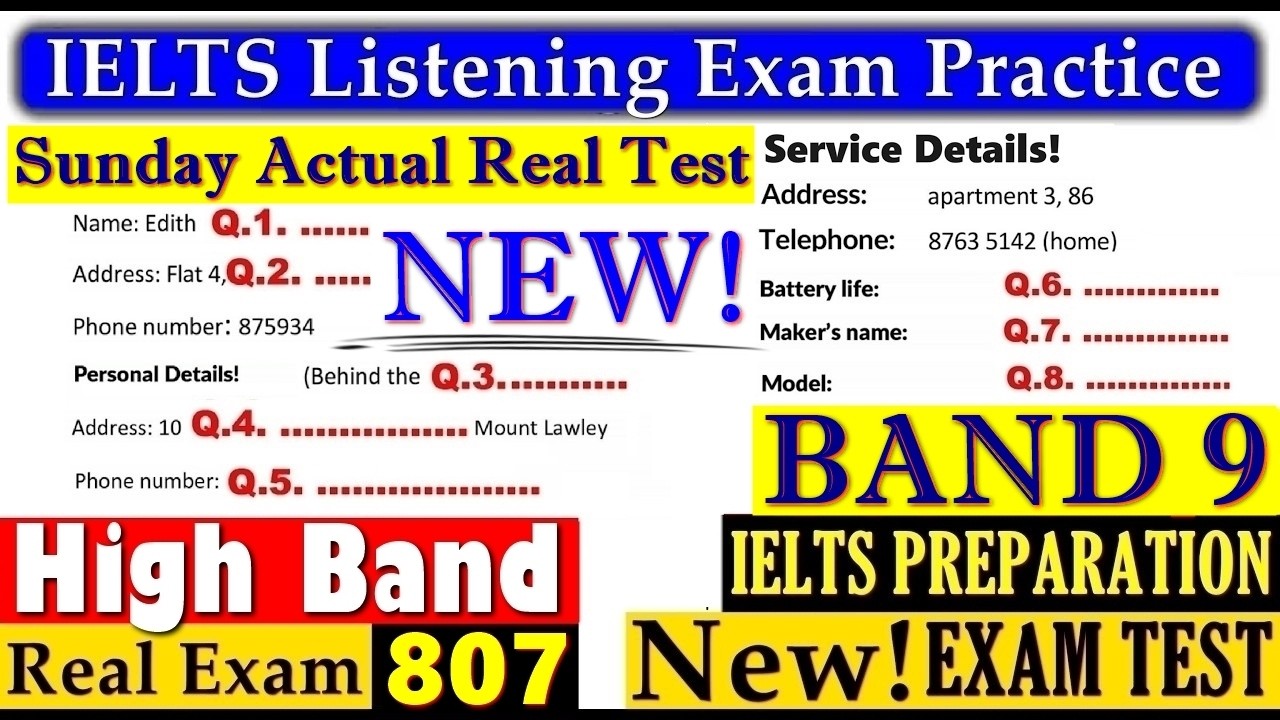 IELTS LISTENING PRACTICE TEST 2026 WITH ANSWERS | 11.01.2026