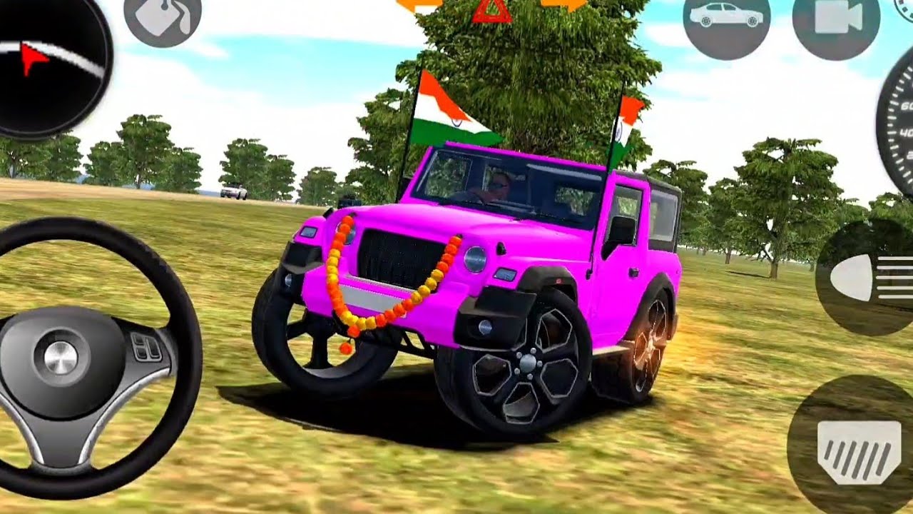 Modified Mahindra Thar😈Games | Indian Thar | Gadi Wala Games | Car 🎮  🏎️ 🎮