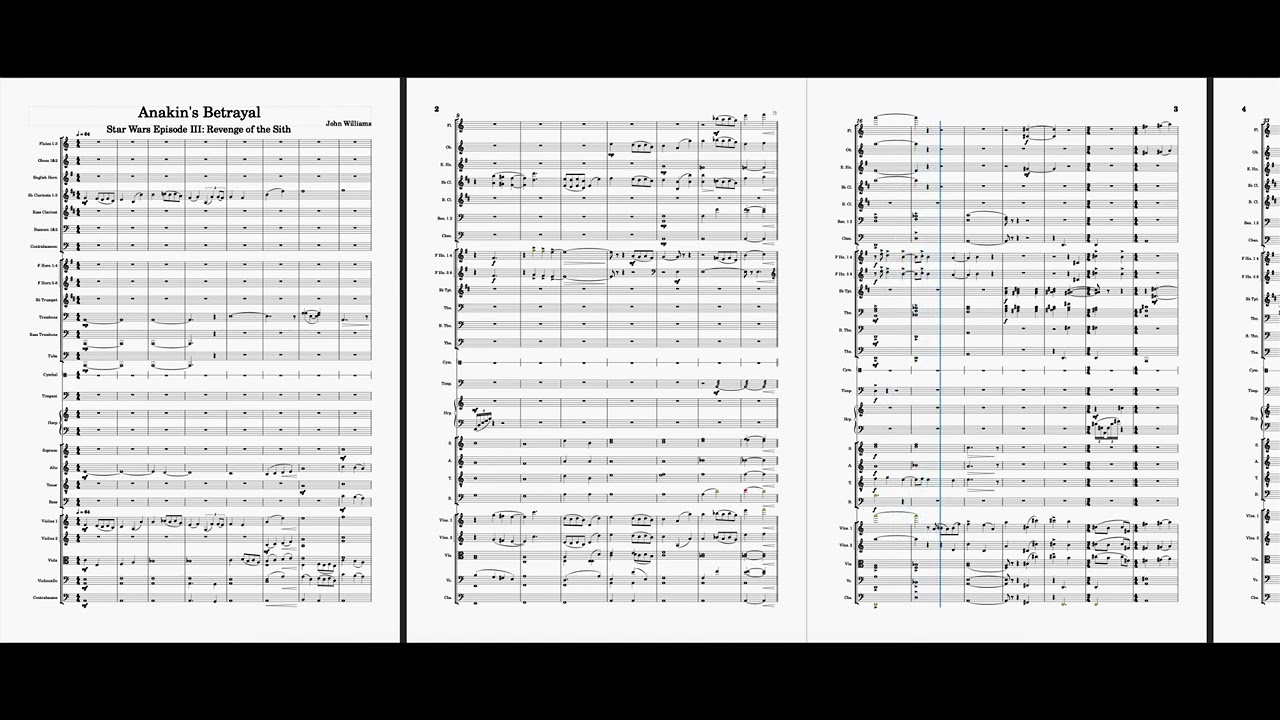 Star Wars Anakin's Betrayal | Musescore 4