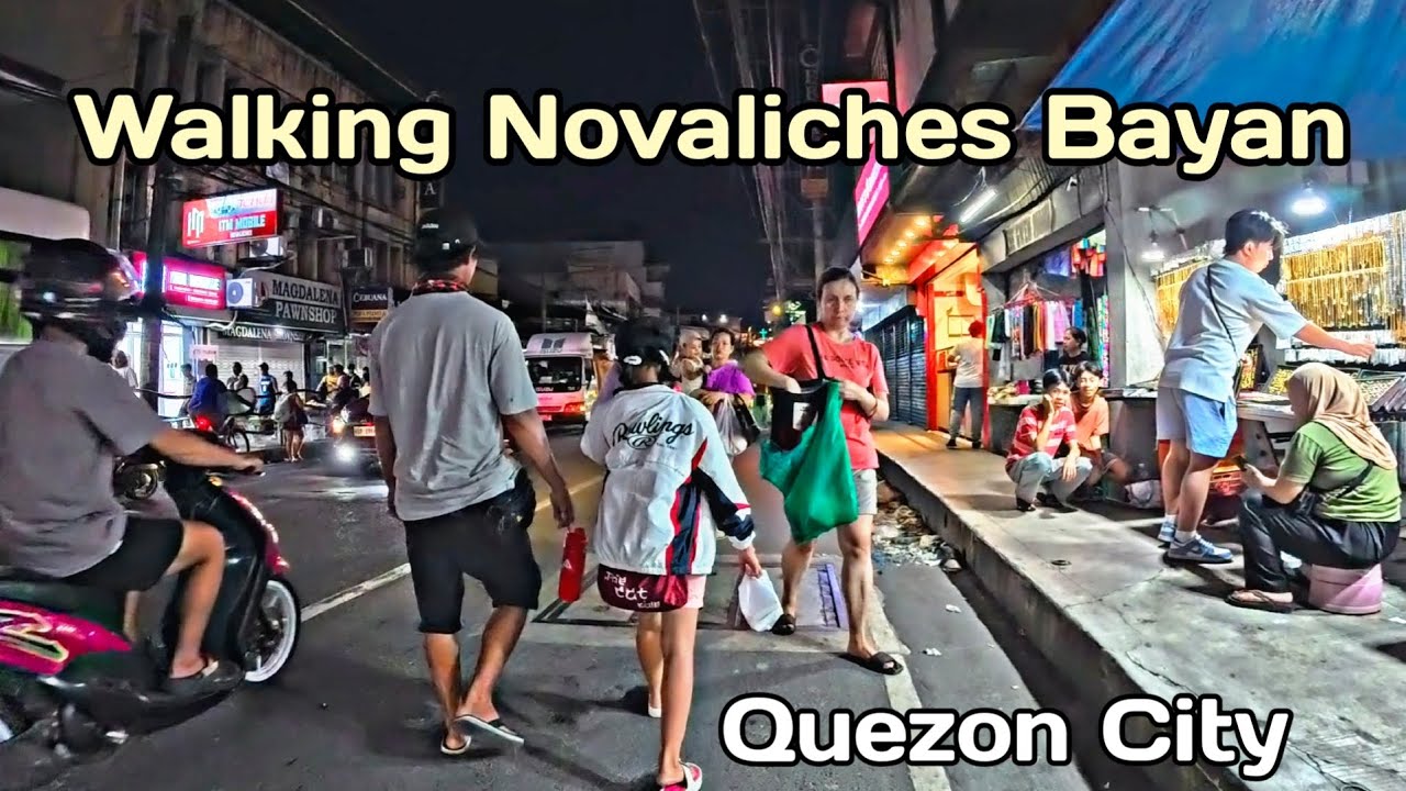 Walking the Famous Market & Street in NOVALICHES, Quezon City | Philippines..