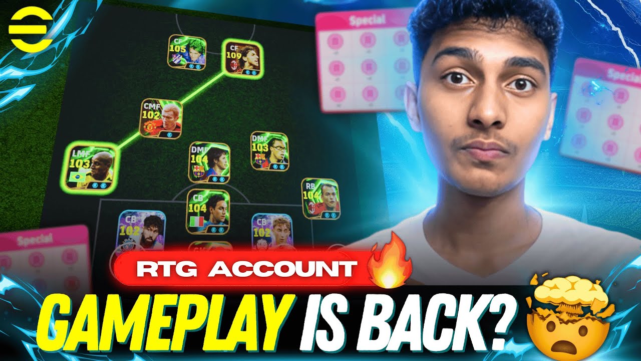 HERE’S MY EFOOTBALL GAMEPLAY COMEBACK 😱 | RTG ACCOUNT REVIVED ⚽ | CRAZY EFOOTBALL MATCHES & SKILLS 🎮