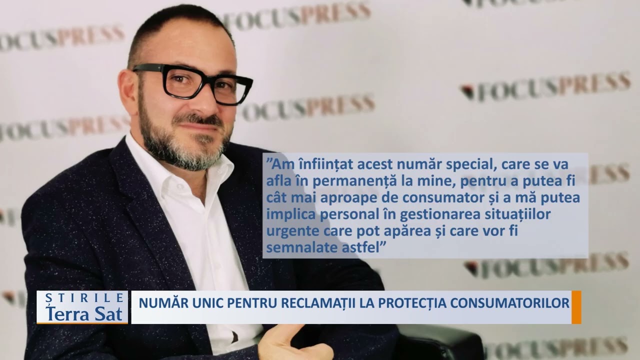 NUMĂR UNIC PENTRU RECLAMAȚII LA PROTECȚIA CONSUMATORULUI