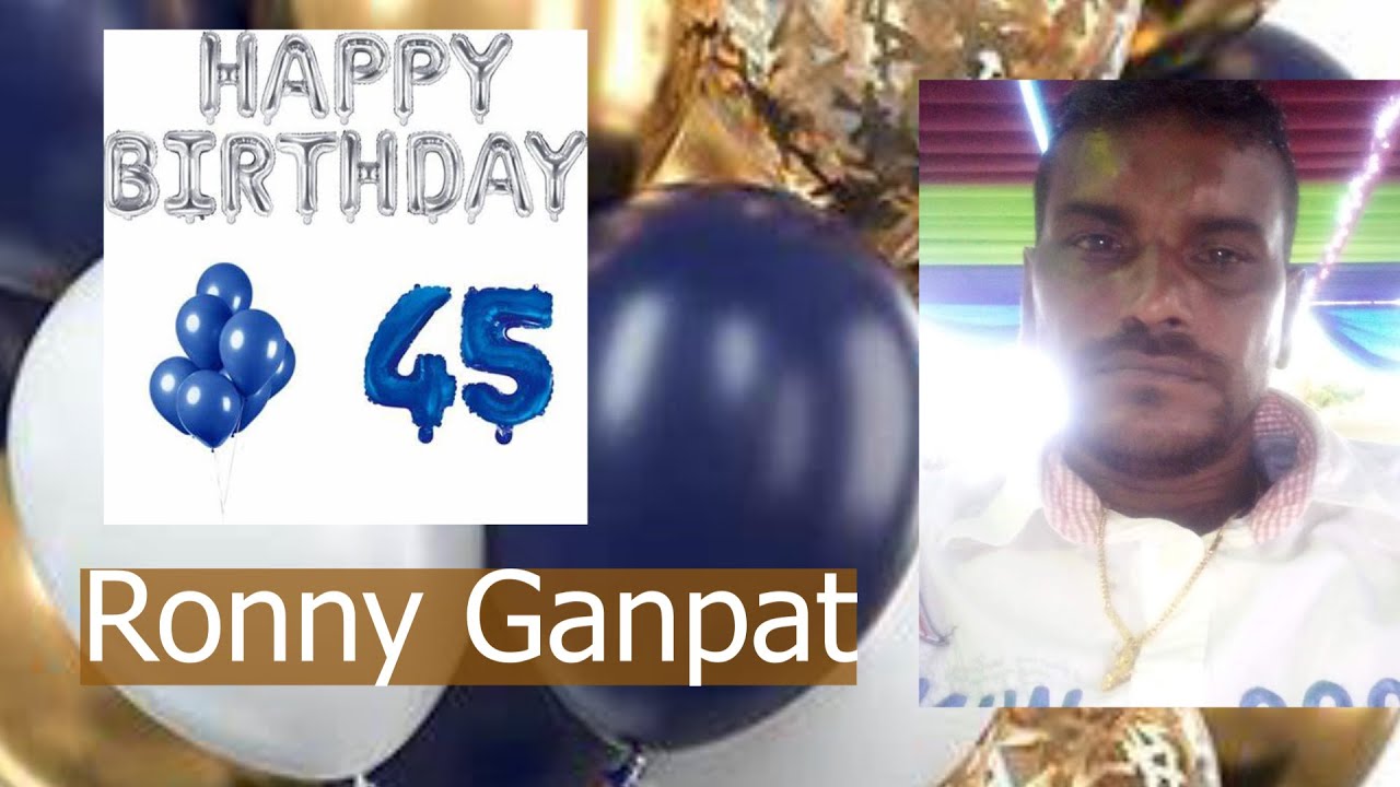 45 jaar Ronny Ganpat. Zaterdag 16 november 2024.