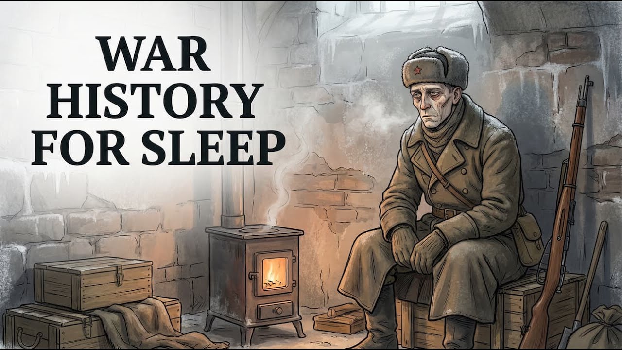 Inside a Frozen Bunker: Minus 40 Degrees in Leningrad | War History for Sleep