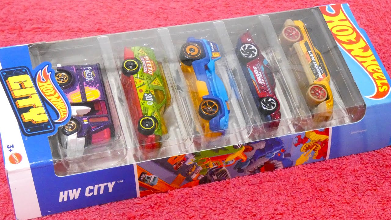Hot Wheels CITY 2025, набор из 5 машинок