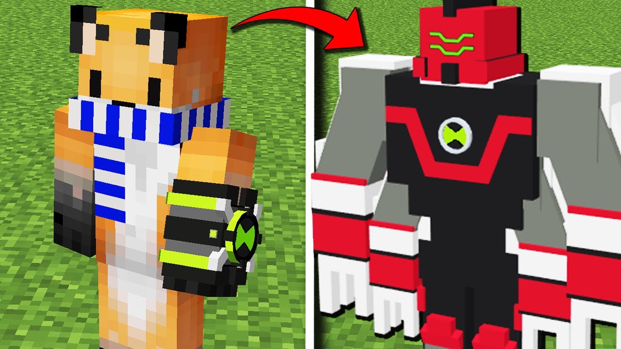 Én vagyok BEN 10 - Minecraft, de van egy Omnitrixem