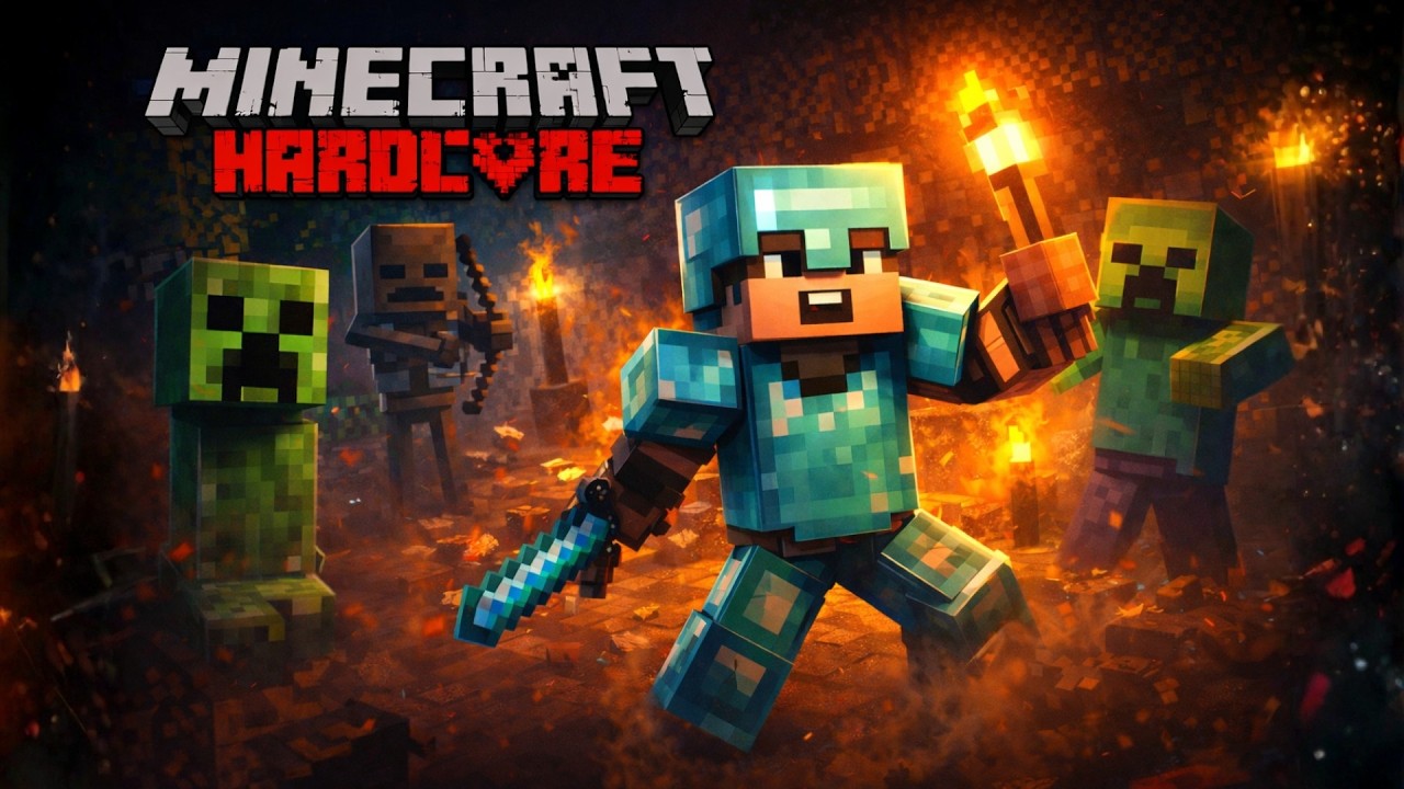 Osvětlování | Minecraft Hardcore #3