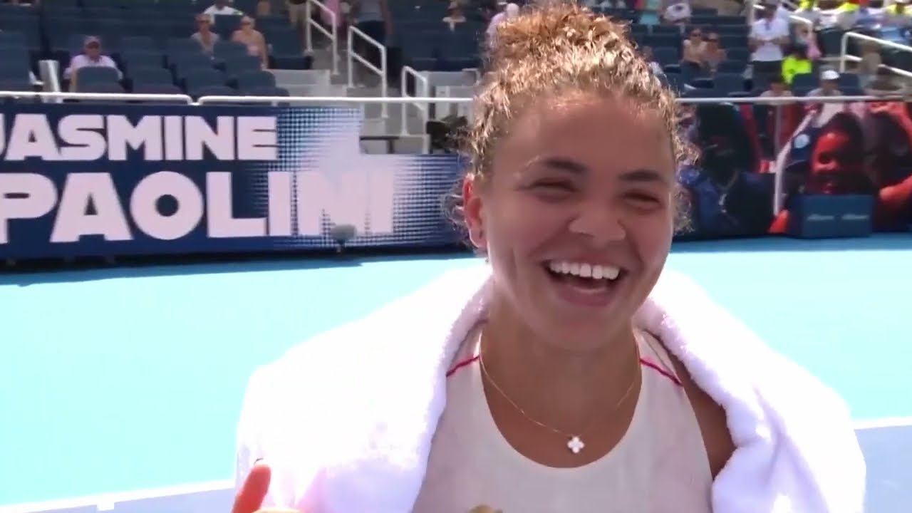 Jasmine Paolini and her 