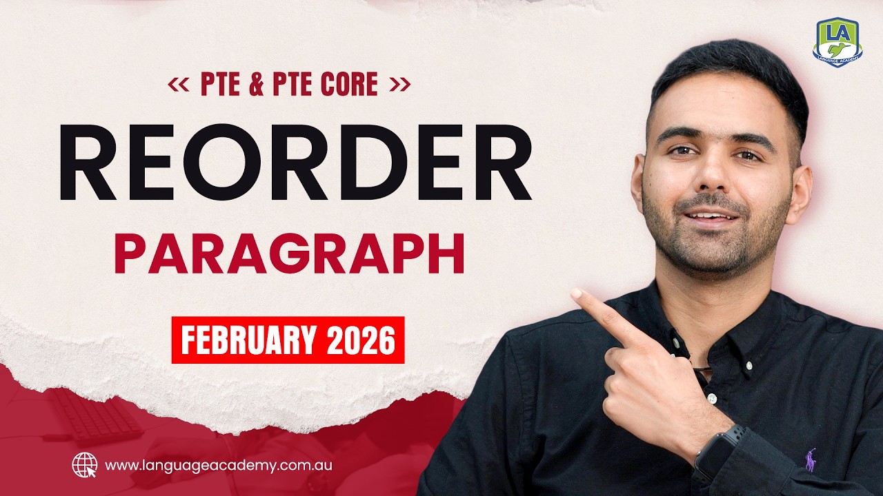 PTE Reading Reorder Paragraph | Most Repeated Questions | PTE Academic & PTE Core February 2026