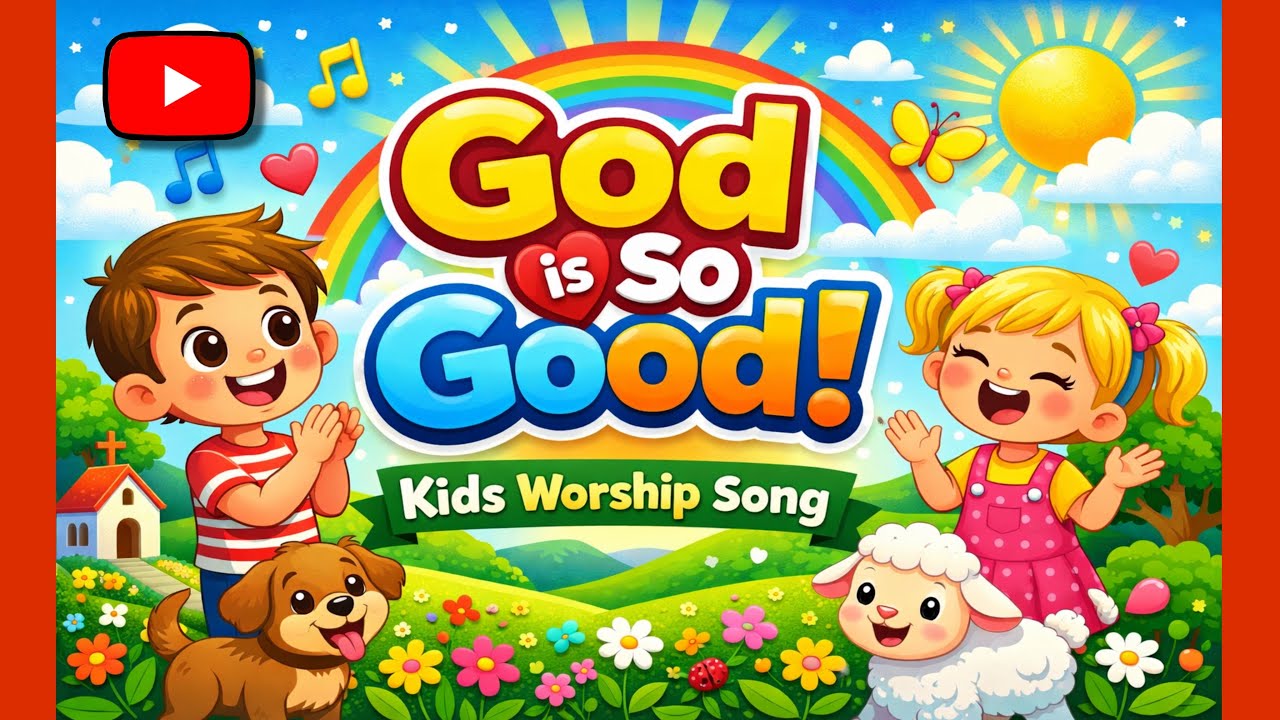 God Is So Good – Sing Along Christian Song for Kids