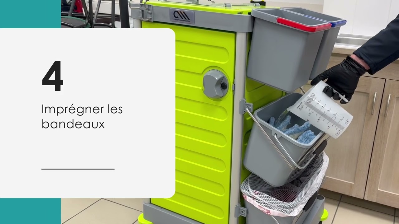 Vidéo Lavage du sol avec la méthode par pré imprégnation 1