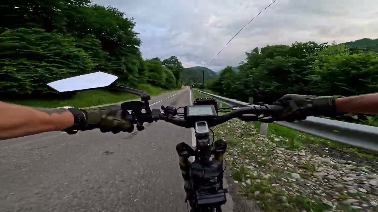 10.06.2024 велопокатушка 100км  и вновь Чегемские водопады #ebike #нальчик #велопокатушки