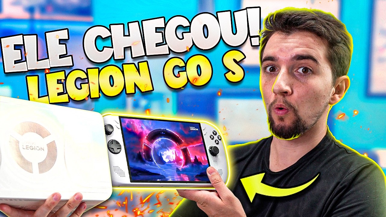 CHEGOU! Lenovo Legion GO S o novo PORTÁTIL GAMER (Unboxing e Primeiras Impressões)