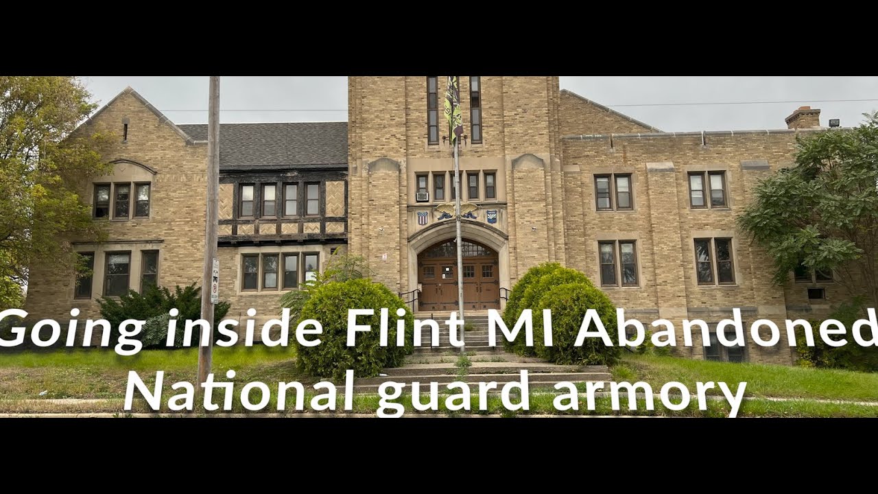Abandoned National Guard armory Flint MI