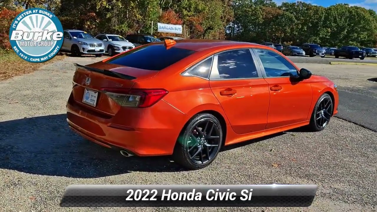 Used 2022 Honda Civic Si Sedan, Cape May Court House, NJ V25296B