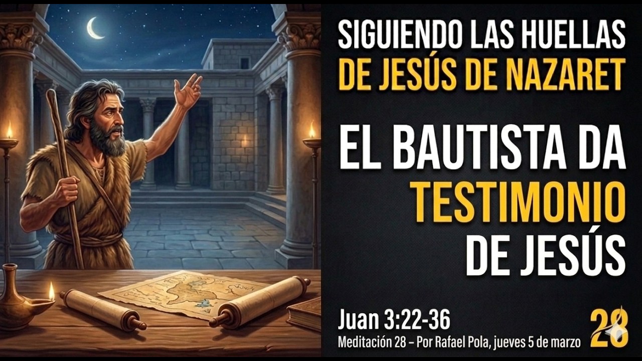 El Bautista da testimonio de Jesús. Siguiendo las huellas de Jesús de Nazaret 28