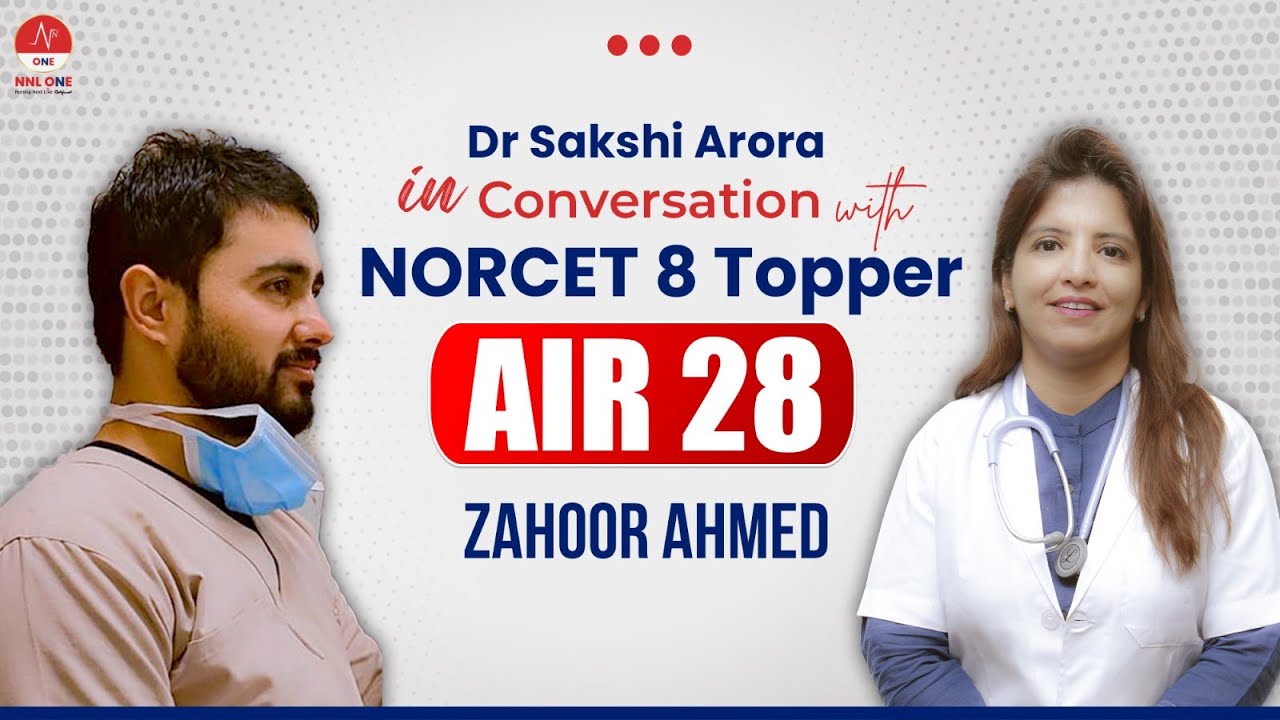 Interview with NORCET 8 Topper AIR 28 Zahoor Ahmed with Dr. Sakshi Arora | NORCET 8 Success Stories