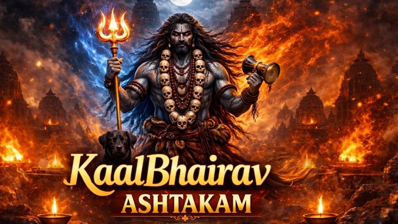 Kaal Bhairav Ashtakam (Full) | Remove Negativity & Fear | Powerful Shiva Bhajan
