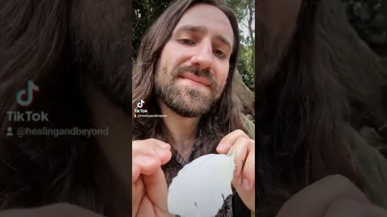 🪶Feather Selenite Wand Aura Brushing to Recieve Positive Energy Reiki ASMR 》#asmr #reiki #healing