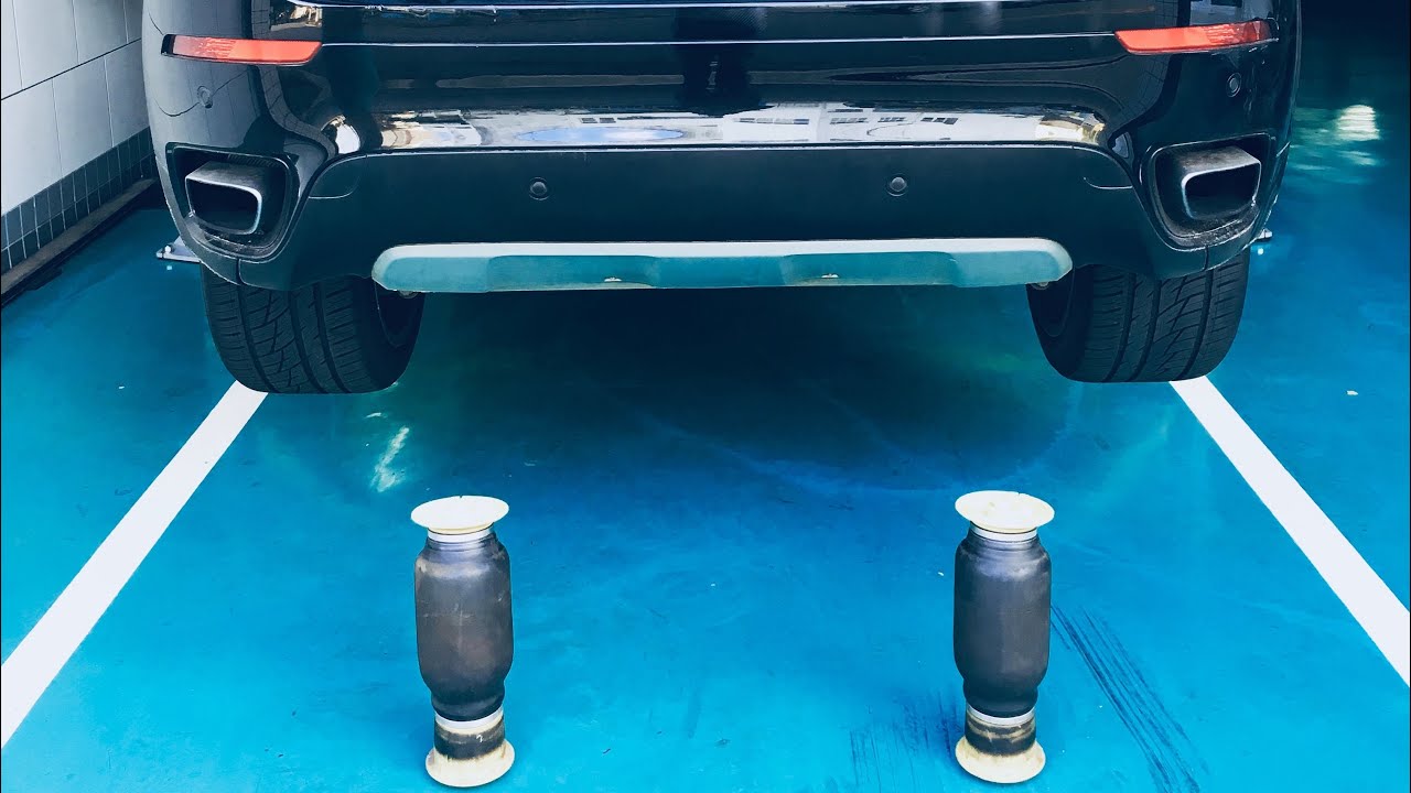 Suspensão baixando BMW X3, X5, X6, 535i, Troca bolsas ar suspensão traseira