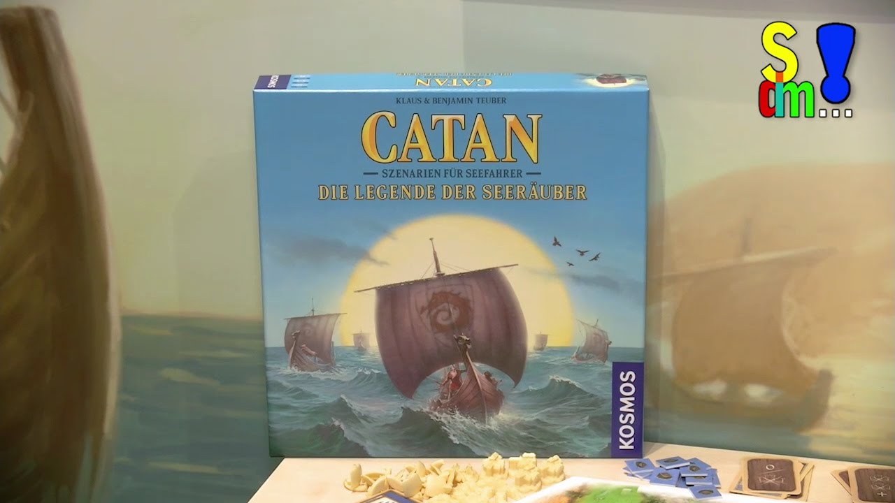 Spiel doch mal...! Kurzerkl&auml;rung CATAN DIE LEGENDE DER SEER&Auml;UBER - Spielwarenmesse 2017