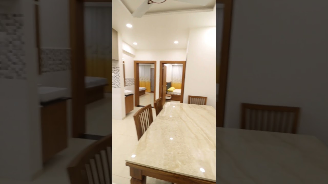#35, 3BHK Flat Price : 5300 / sq.ft full furniture Ready to move 3BHK in Ambika township, Rajkot.