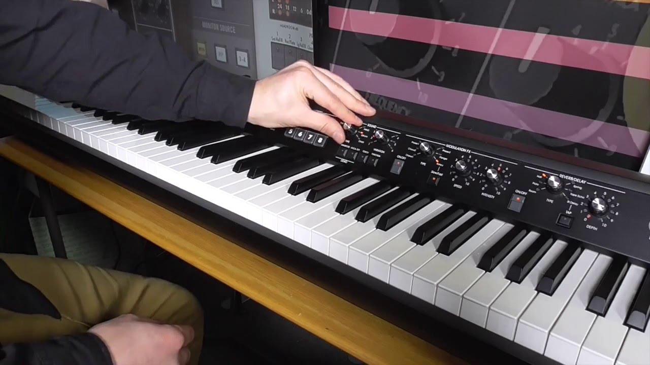 KORG SV1: Vintage Stage Digital Piano Demonstration