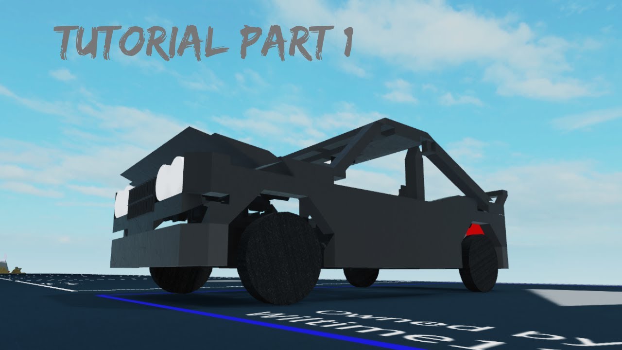 [Plane Crazy] Crashable car tutorial Part: 1