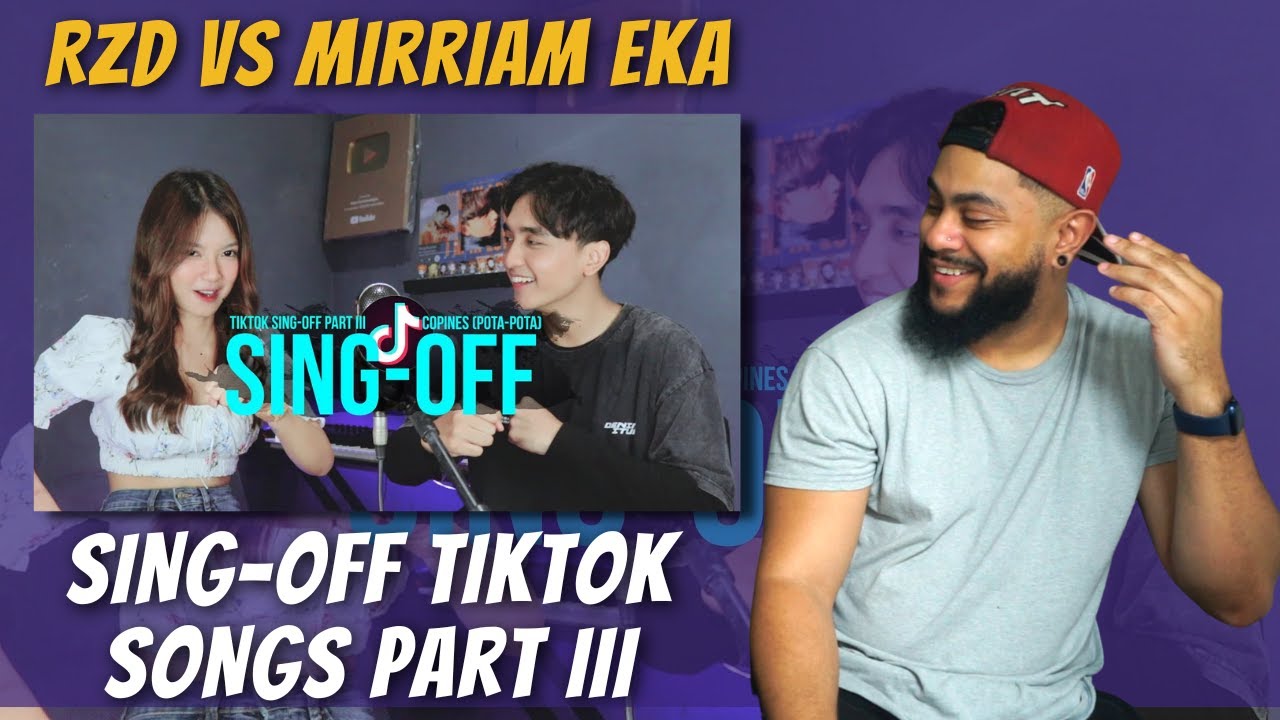 RZD vs Mirriam Eka | SING-OFF TIKTOK SONGS Part III | REACTION