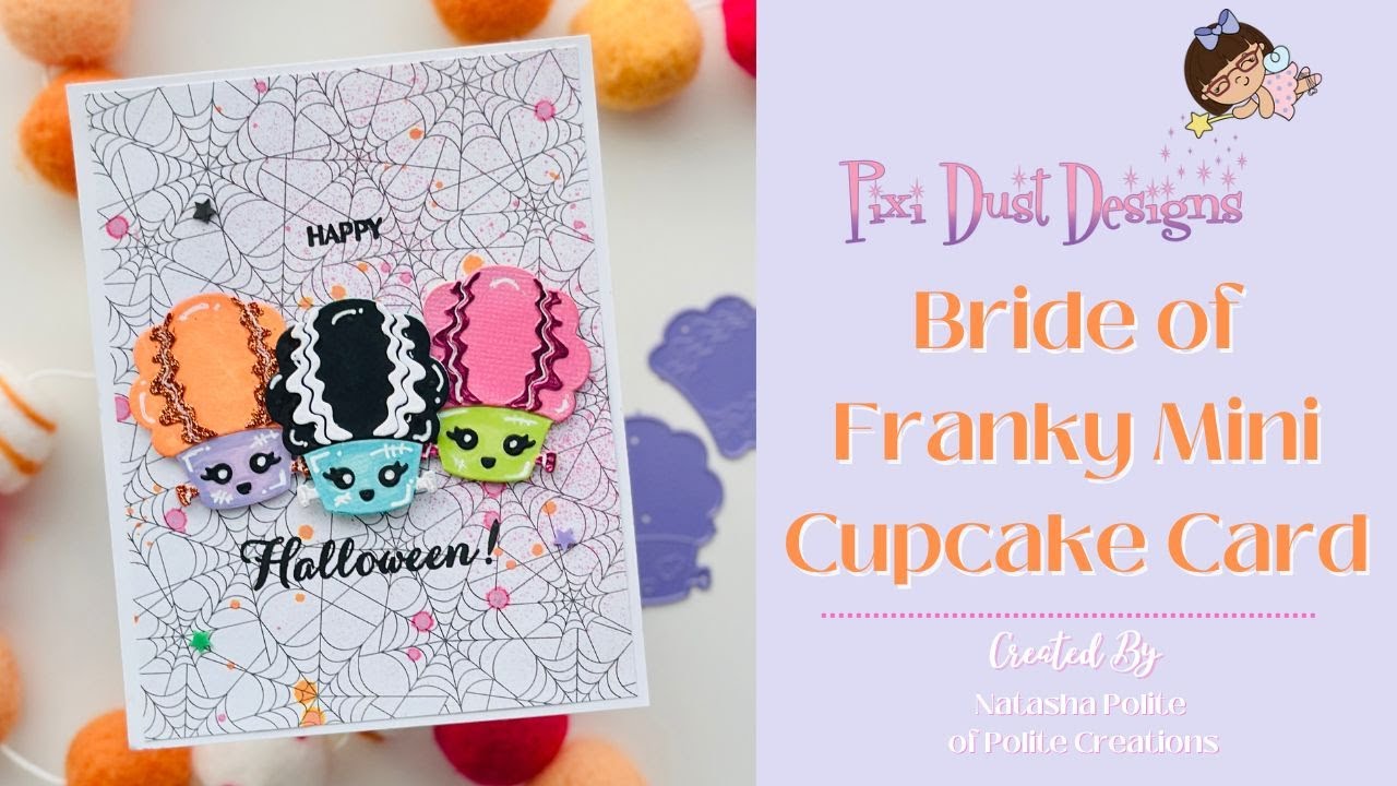 Bride of Franky Mini Cupcake Halloween Card Using the Franky Mug Die Set