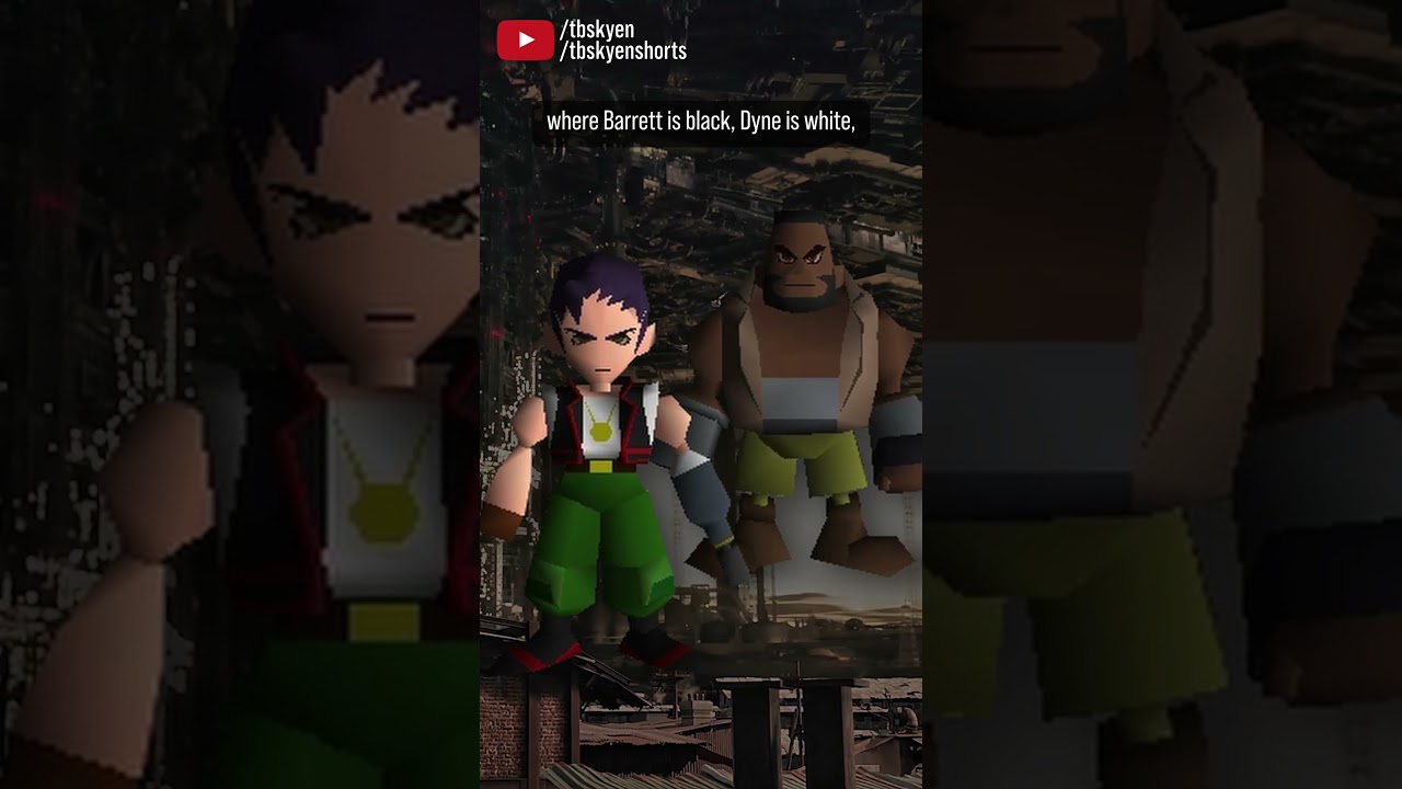 Dyne is darkness that Barrett could have fallen to | #finalfantasy #ff7