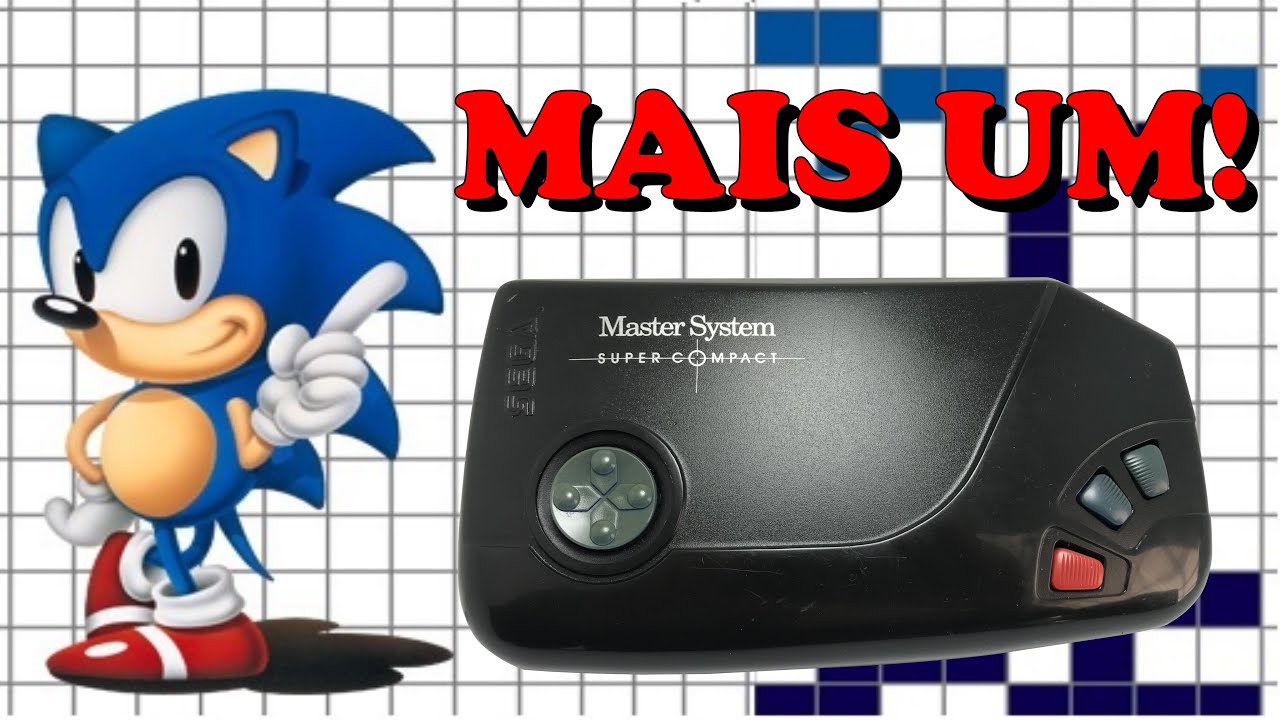SEGA MASTER SYSTEM SUPER COMPACT  TEC TOY - MAIS UM MODELO!