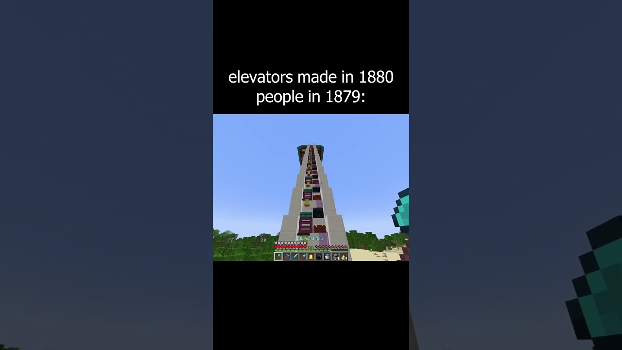 elevators were invented in 1880. people in 1879: