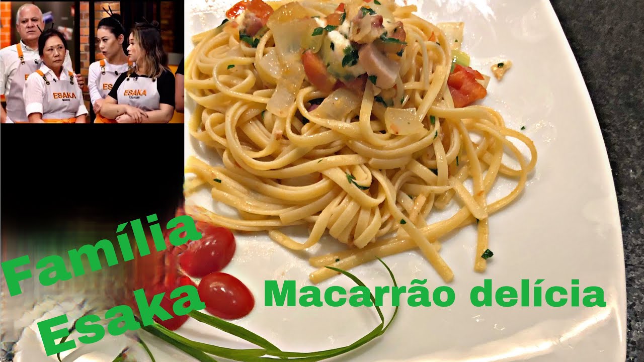Macarrão assim voce nunca comeu uma delicia
