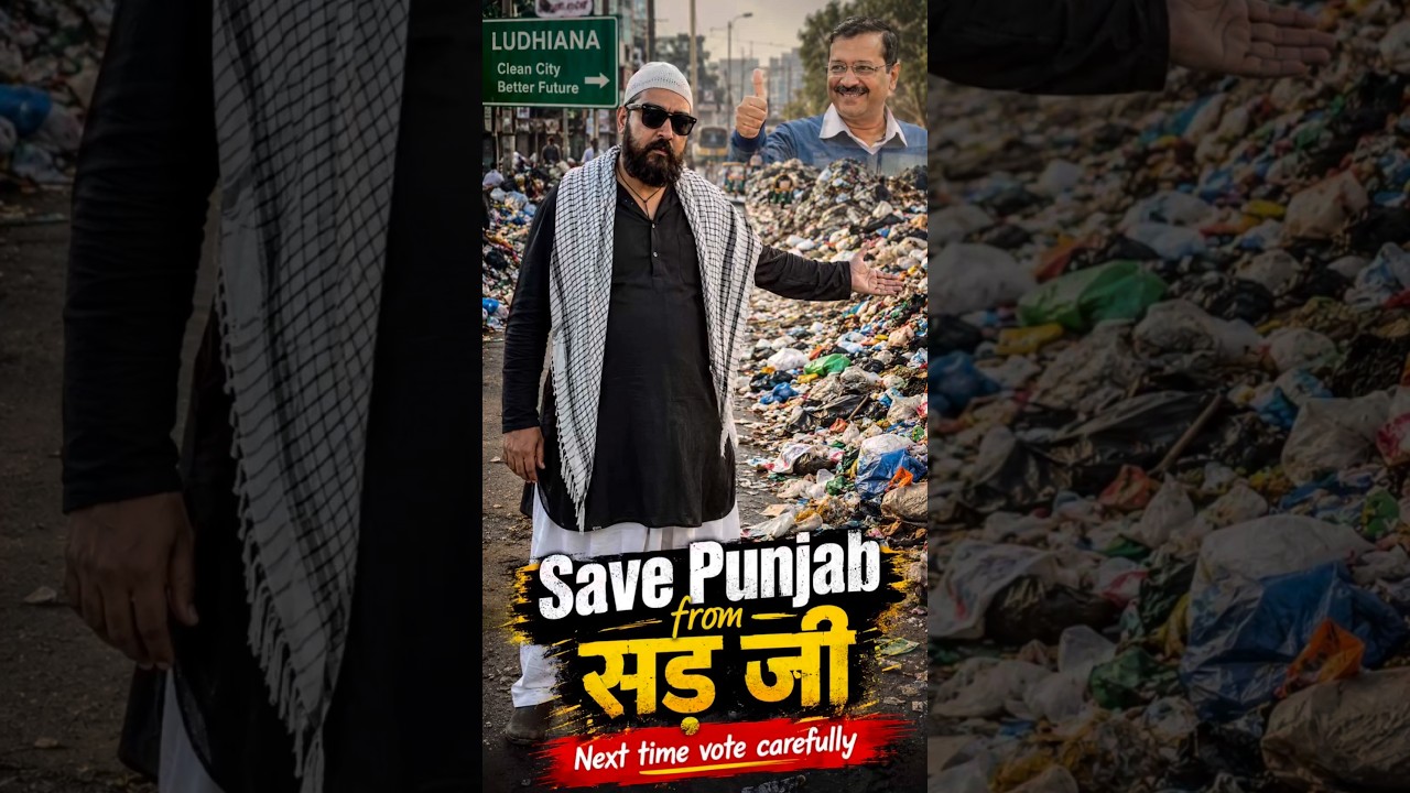Save Punjab from सड़ जी | Vote Carefully | #youtubeshorts #shorts #shortvideo #funny #comedy #fun