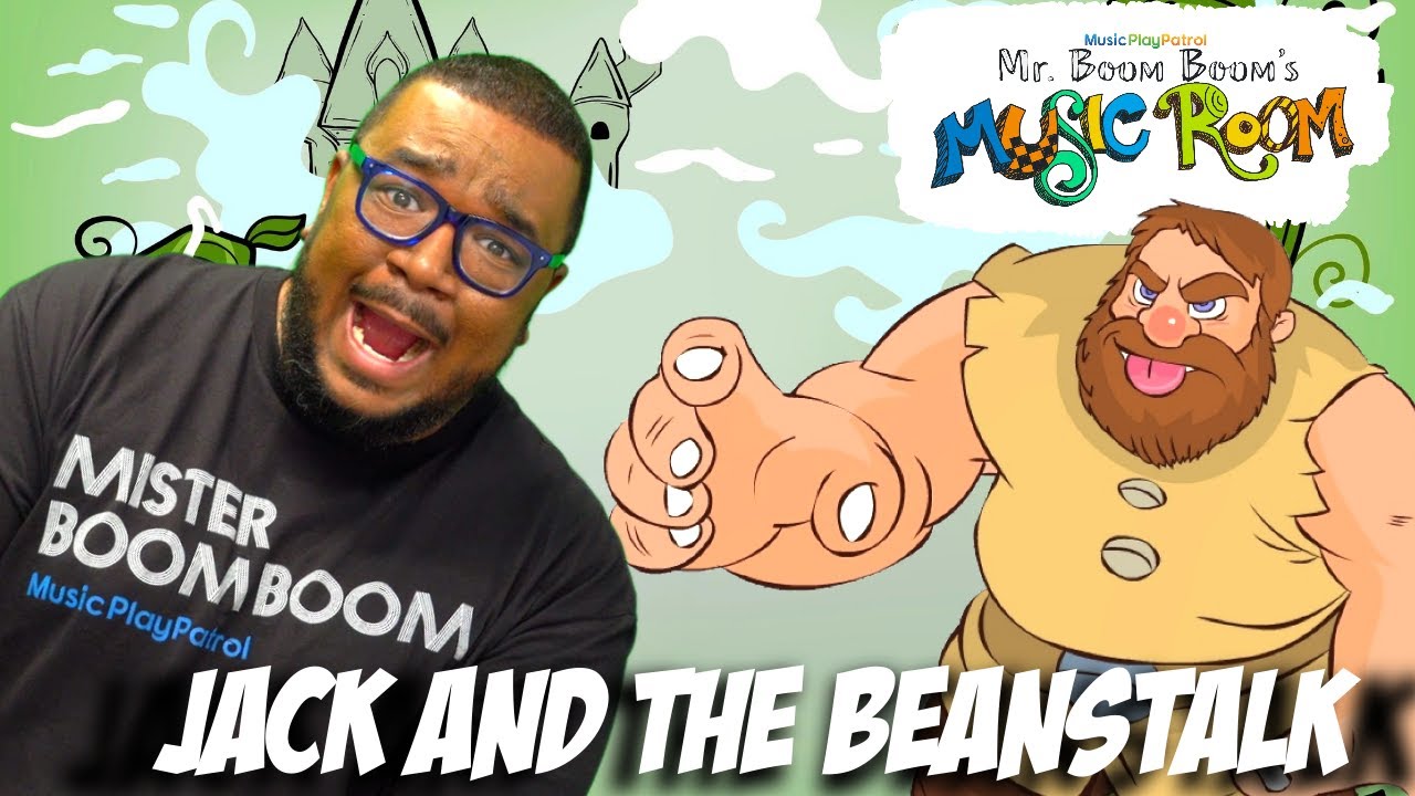 Jack and the Beanstalk Spooky Story for Kids | Halloween | Preschool Music Class with Mr. Boom Boom