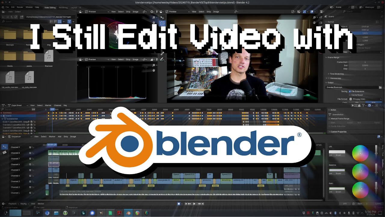 Blender for Video Editing: It's Surprisingly Good. Here Are Some Tips.