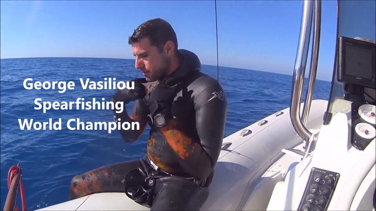 Spearfishing World Champion George Vasiliou - Mottled Groupers