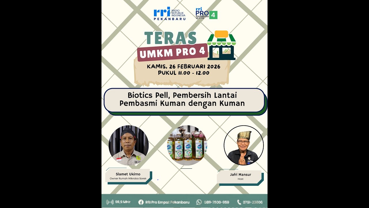 TERAS UMKM PRO 4 PEKANBARU EDISI KAMIS, 26 FEBRUARI 2026