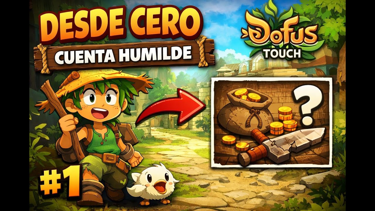 DOFUS TOUCH DESDE CERO | CUENTA HUMILDE SIN GASTAR DINERO SERVER TALOK 2026 DE NIVEL 1-10 CAP 1