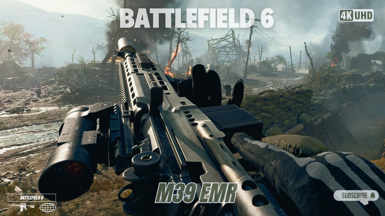 Battlefield 6: The M39 EMR & M44 | Marksmanship is a MUST! | BF6 | No Commentary | 4K