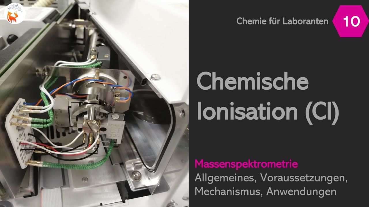 Die chemische Ionisation (CI) - Massenspektrometrie - LF10  - DerChemieFuchs