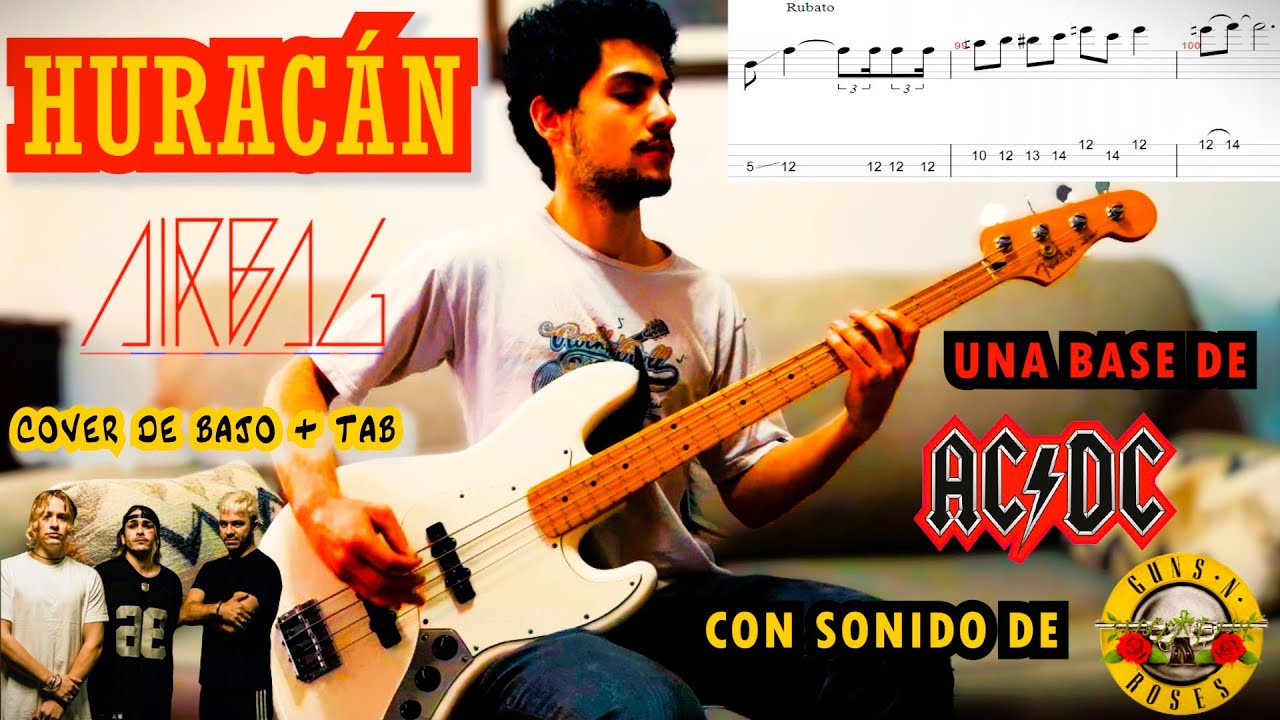 Huracán - Cover de Bajo + TAB Original | AIRBAG