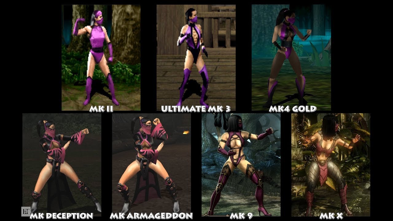 Mortal Kombat MILEENA Graphic Evolution 1993-2015 | ARCADE DREAMCAST XBOX PC | PC ULTRA