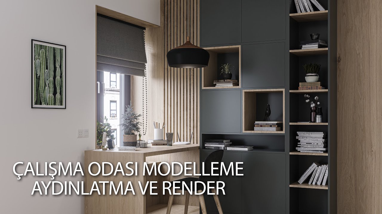 3DS Max Genç Odası Modelleme ve Render
