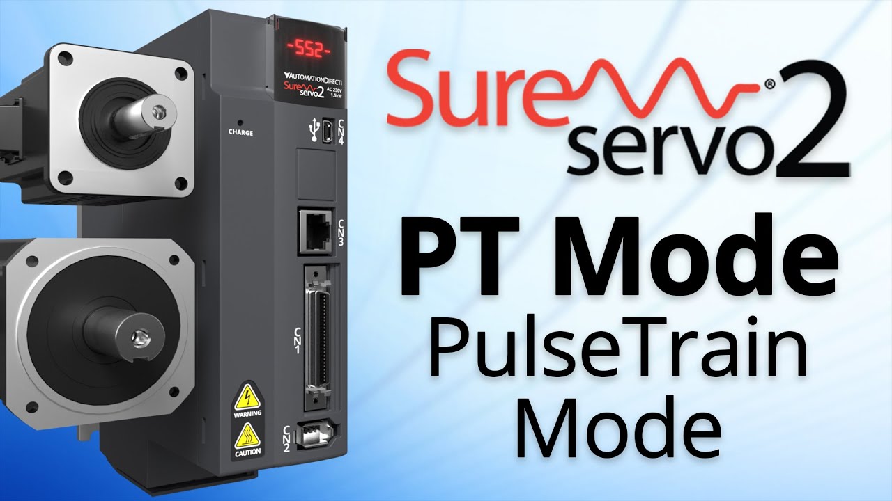 Режим импульсной последовательности SureServo2 (режим PT) от AutomationDirect