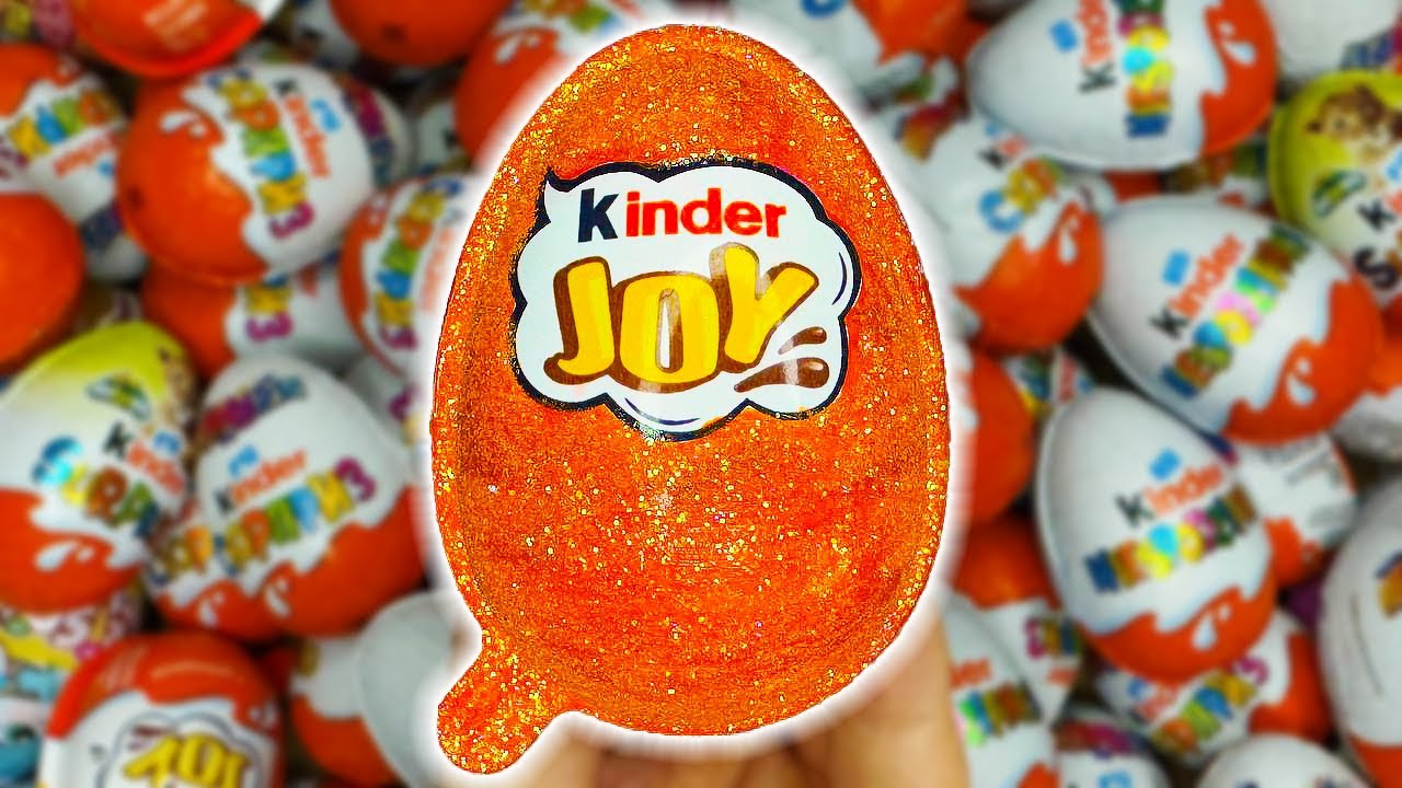 Satisfying Video | 1000 GLITTER Kinder Joy & Yummy Kinder Surprise Chocolate Eggs ASMR Opening